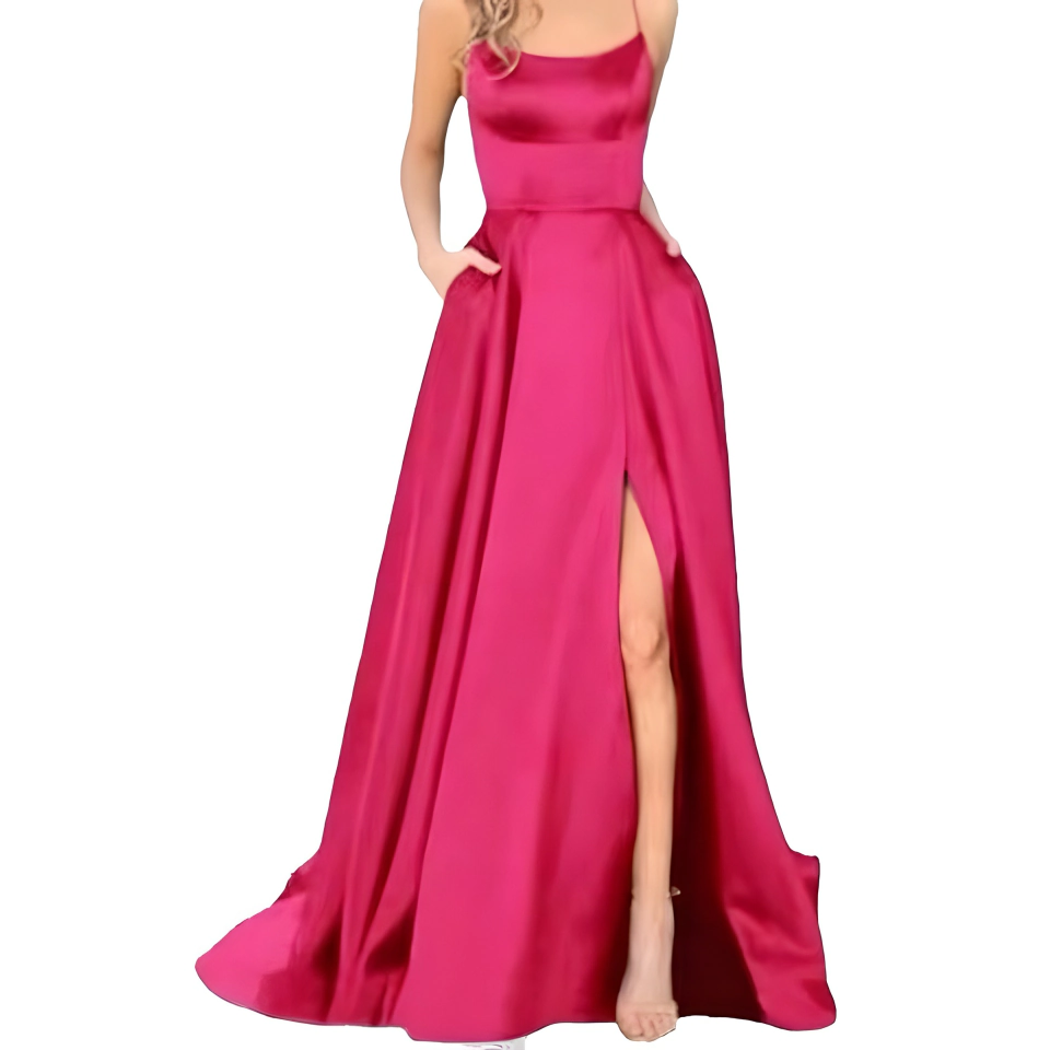 Fuchsia Corset Gown