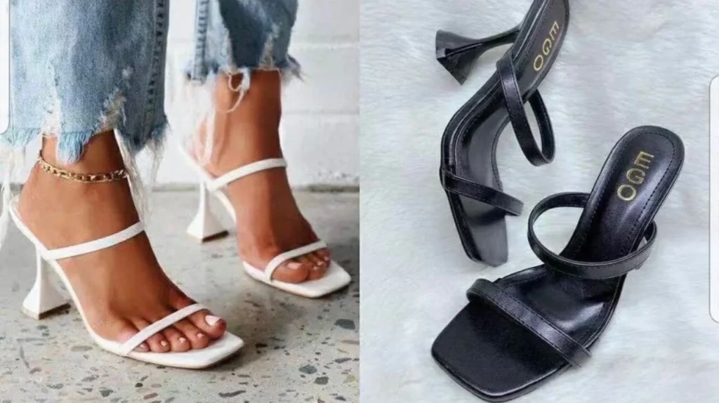 Strappy Block Heels