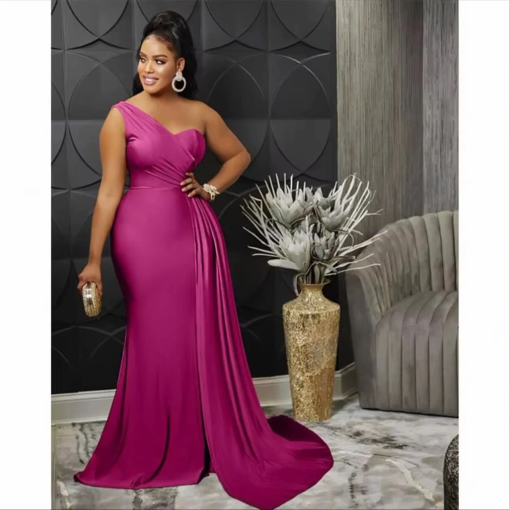 Magenta Mermaid Gown