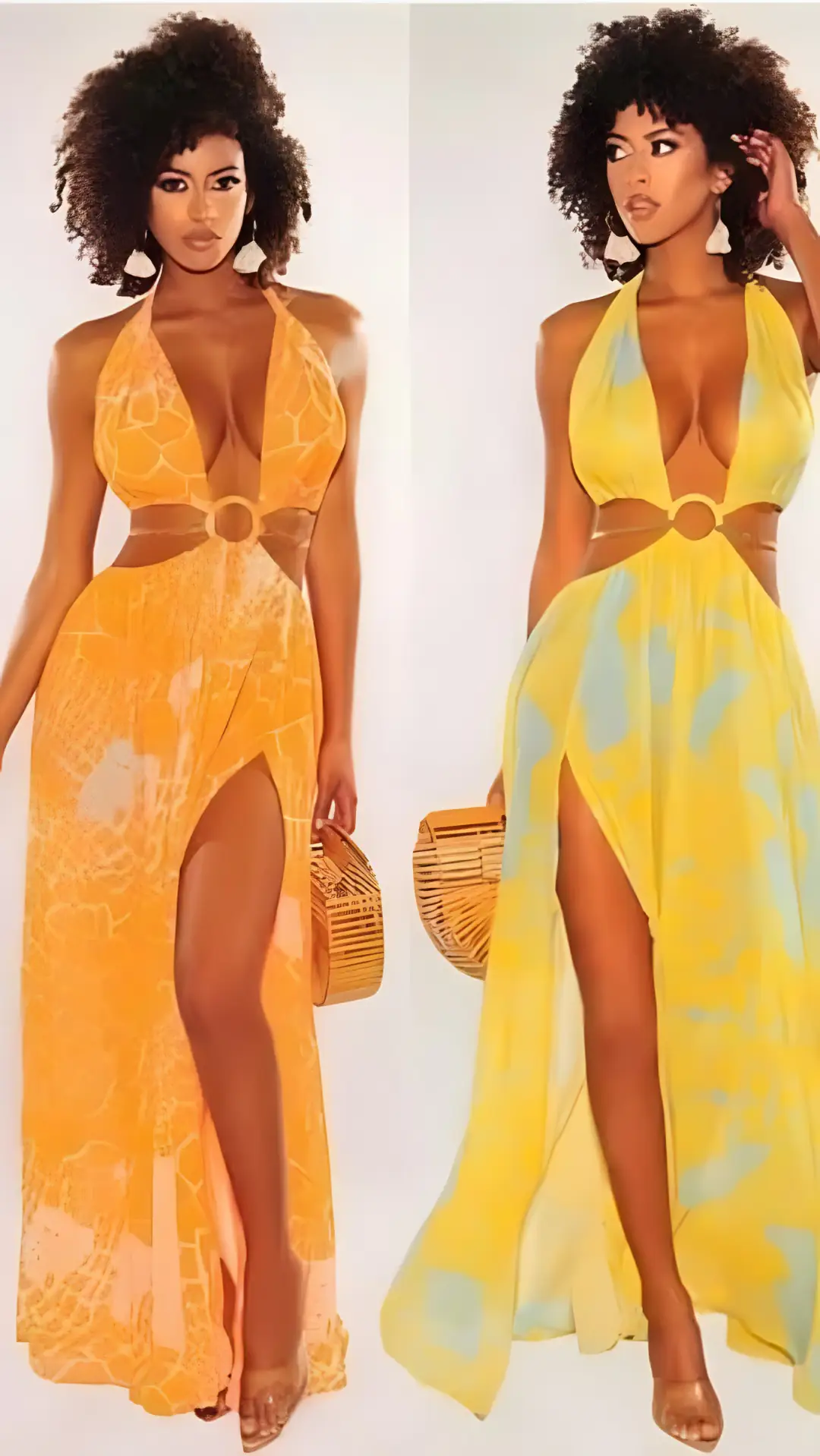 Sunset Cut-Out Maxi